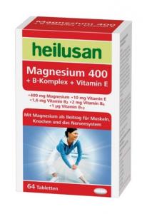 Magnesium 400 + B-Complex +Vitamine E Heilusan